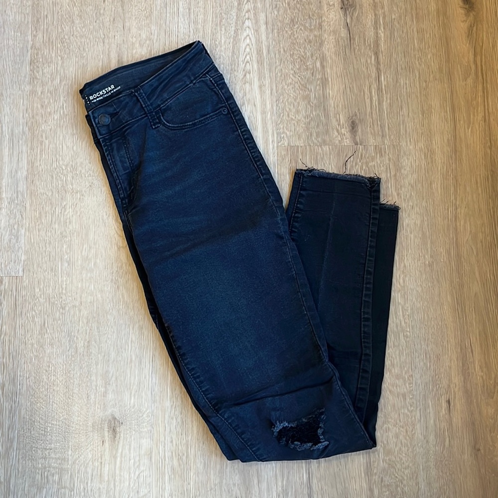 Old Navy Black Rockstar Jeans